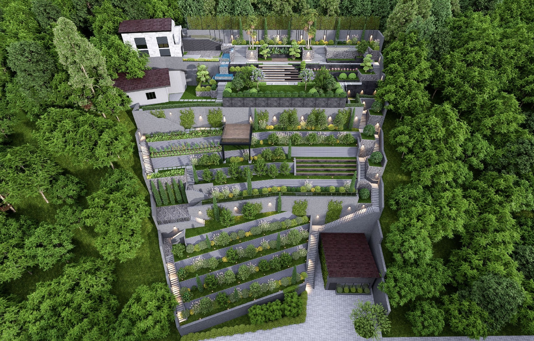 3D Peyzaj Tasarım Proje İşleri